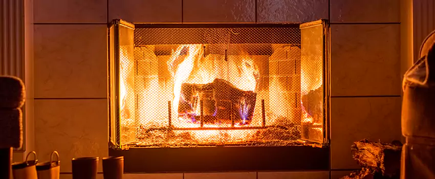 Mendota Hearth Landscape Fireplace Installation in Temecula, California