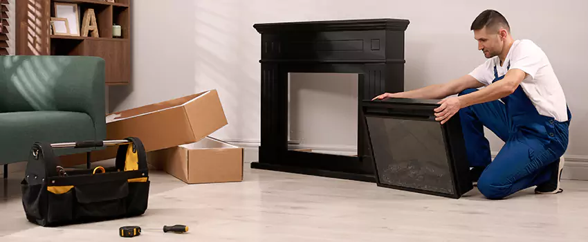 Old Rusted Metal Fireplace Repair And Replacement in Temecula, CA